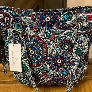 Vera Bradley Glenna Satchel-StainedGlass Medallion28424-T76 with Turn Lockwallet